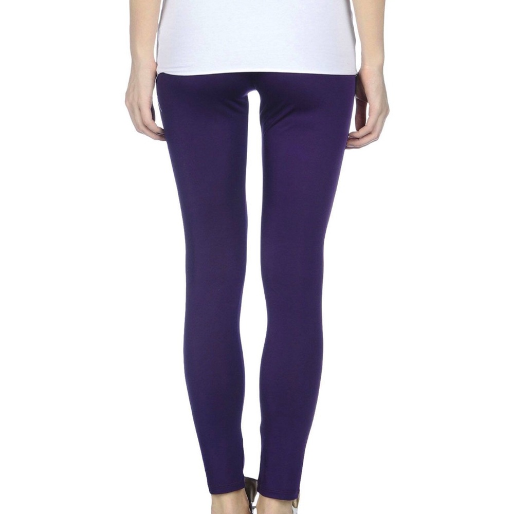 Italian Luxury Women's Purple Leggings